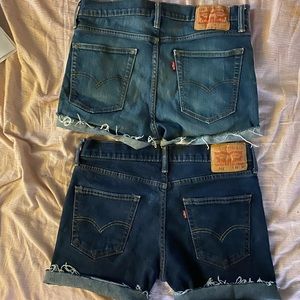 Levi cutoff shorts